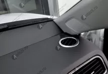 Декоративные накладки для боковых отверстий обдува салона Volkswagen Jetta 6 рестайлинг 2015+