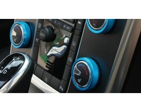Декоративные накладки на регуляторы кондиционера Volvo V60, XC60, V40, S60