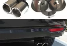 Насадка на выхлопную трубу Kia Rio двойная