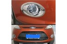 Хромированные накладки на передние ПТФ Ford Fiesta 6 2012+