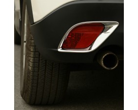 Хромированные накладки на задние ПТФ Mazda CX-5 1 2011+