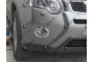 Хромированные накладки на передние ПТФ Nissan X-Trail T31 2011-2015