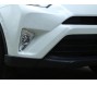 Хромированные накладки на передние ПТФ Toyota RAV4 CA40 Рестайлинг 2015+