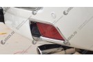 Хромированные накладки на задние ПТФ Toyota Land Cruiser Prado 150 Рестайлинг 1 2013+