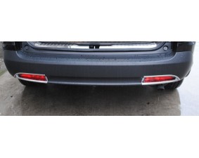 Хромированные накладки на задние ПТФ Honda CR-V 4 2012+