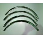 Хромированные накладки на арки колес Chery Fora (A5) 2006-2010 короткие узкие