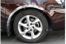 Хромированные накладки на арки колес Geely Emgrand EC7 2009+ седан короткие