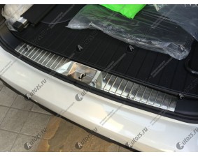 Хромированная накладка на задний борт багажника Subaru Outback 5 2015+