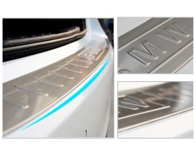 Хромированная накладка на задний бампер BMW X5 F15 2013+ B