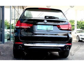Хромированная накладка на задний бампер BMW X5 F15 2013+ узкая