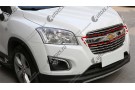 Хром накладка на передний бампер Chevrolet Tracker 3 2013+