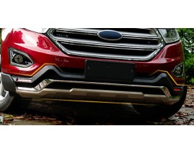 Декоративные накладки на бампер Ford Edge II 2015+