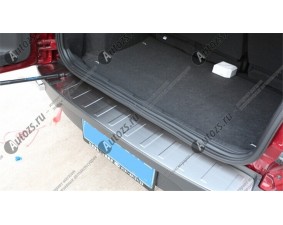 Хромированная накладка на задний бампер Ford EcoSport 2014+