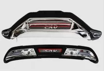 Декоративные накладки на бампер Honda CR-V lV 2012-2015