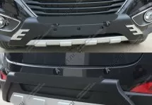 Декоративные накладки на бампер Hyundai ix35 2010-2012 A
