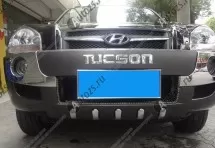 Декоративные накладки на бампер Hyundai Tucson I 2004-2010 A