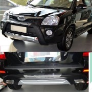 Декоративные накладки на бампер Hyundai Tucson I 2013-2014