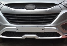 Декоративные накладки на бампер Hyundai ix35 2007-2012