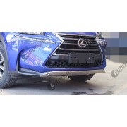 Декоративные накладки на бампер Lexus NX 2014-2017 B