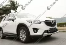 Декоративные накладки на бампер Mazda CX-5 2011-2015 B