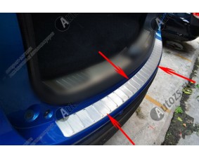 Хромированная накладка на задний бампер Mazda CX-5 1 2011+ А