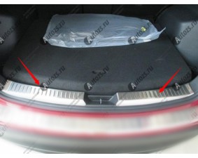 Хромированная накладка на задний борт багажника Mazda CX-5 1 2011+