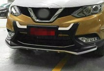 Декоративные накладки на бампер Nissan Qashqai ll 2013+ A