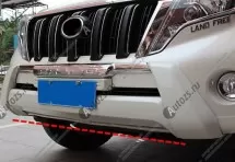 Декоративные накладки на бампер Toyota Land Cruiser Prado 150 2013+