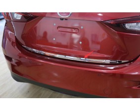 Хромированная накладка на кромку двери багажника Mazda 6 GJ 2012+ B