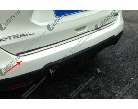 Хромированная накладка на кромку двери багажника Nissan X-Trail T32 2015+