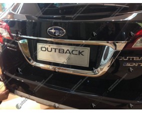 Хромированная накладка на дверь багажника Subaru Outback 5 2015+