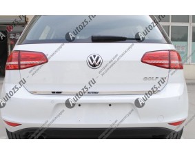 Хромированная накладка на кромку двери багажника Volkswagen Golf 7 2013+