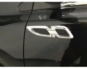 Хромированные накладки на крыло Toyota RAV4 CA40 2013+