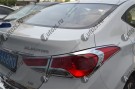 Хромированные накладки на задние фонари Hyundai Elantra 5 2011-2015