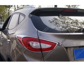 Хромированные накладки на задние фонари Hyundai ix35 2013+