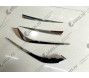 Хромированные накладки на задние фонари Lexus RX 4 2015+ реснички