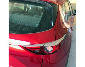 Хромированные накладки на задние фонари Mazda CX-5 2 2017+