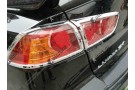Хромированные накладки на задние фонари Mitsubishi Lancer 10 2007-2015