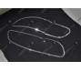 Хромированные накладки на задние фонари Porsche Macan 1 2013+ A