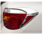 Хромированные накладки на задние фонари Toyota Highlander 2 2007-2010 реснички