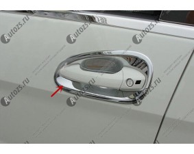 Хромированные накладки для ниш дверных ручек Mercedes-Benz GLK-Класс X204 2008-2015