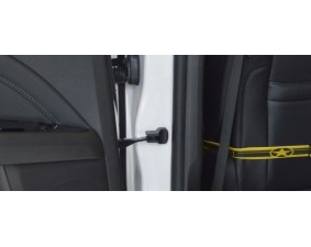 Хромированные накладки на кронштейн ограничителя открывания двери Toyota Land Cruiser Prado 150 2013+