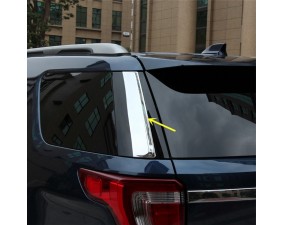 Хром накладки на задние стойки Ford Explorer 5 2011+