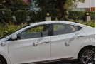 Хромированные молдинги окон Hyundai Elantra 5, Avante MD 2010-2015 седан (16 молдингов)