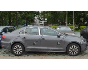 Хромированные молдинги окон Volkswagen Jetta 6 2011+ (14 молдингов)