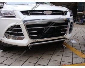 Хром окантовка решетки радиатора Ford Kuga 2 2013-2016 А