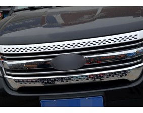 Хром накладка на решетку радиатора Ford Explorer 5 2011-2015