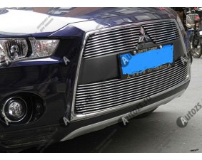 Хром решетка радиатора Mitsubishi Outlander 2 2010-2012