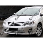Хром решетка радиатора Toyota Corolla E150 2010-2013