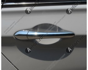 Хромированные накладки на дверные ручки Hyundai Sonata 6 2010-2014